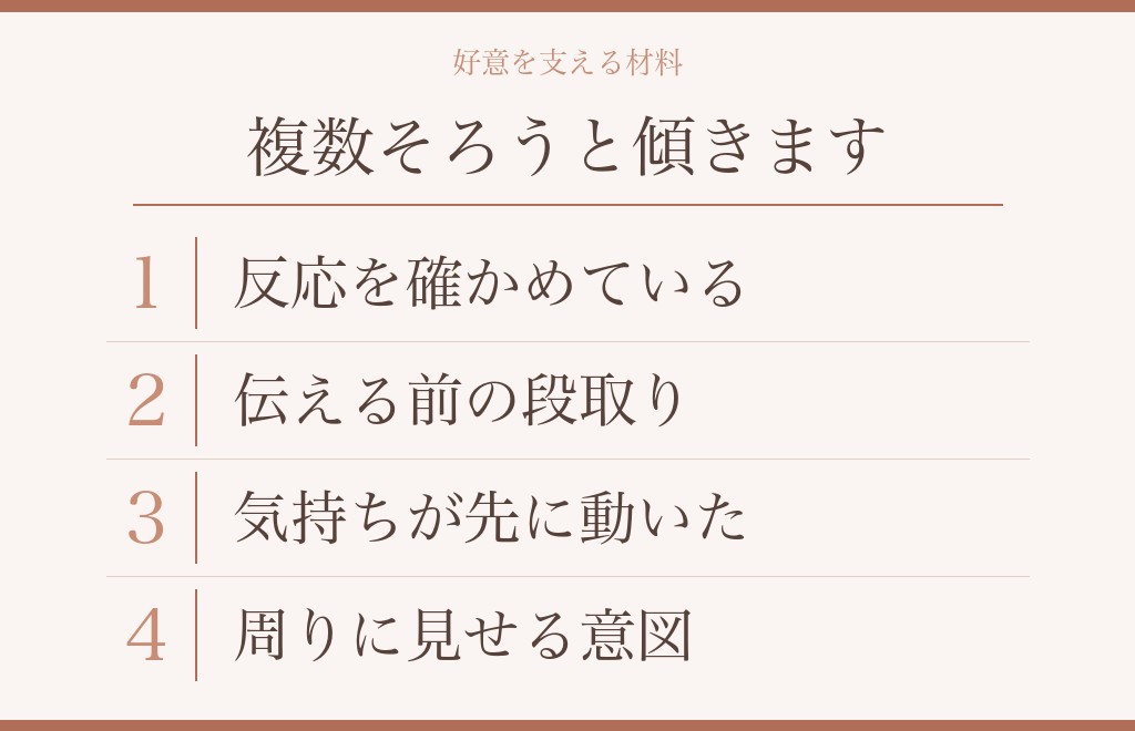 好意と読める方向の、手を繋ぐ男性心理の材料