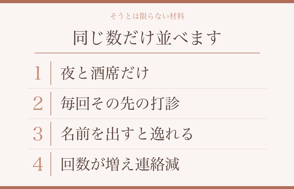 そうとは限らない材料|キスの回数だけでは決まらないこと