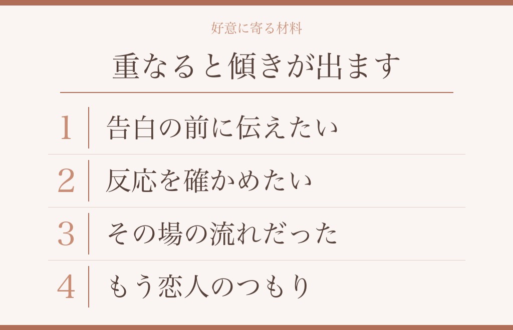 好意と読める材料｜付き合ってないのに恋人繋ぎをする側の事情