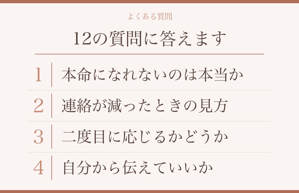 付き合う前の体の関係と本命に関するよくある質問